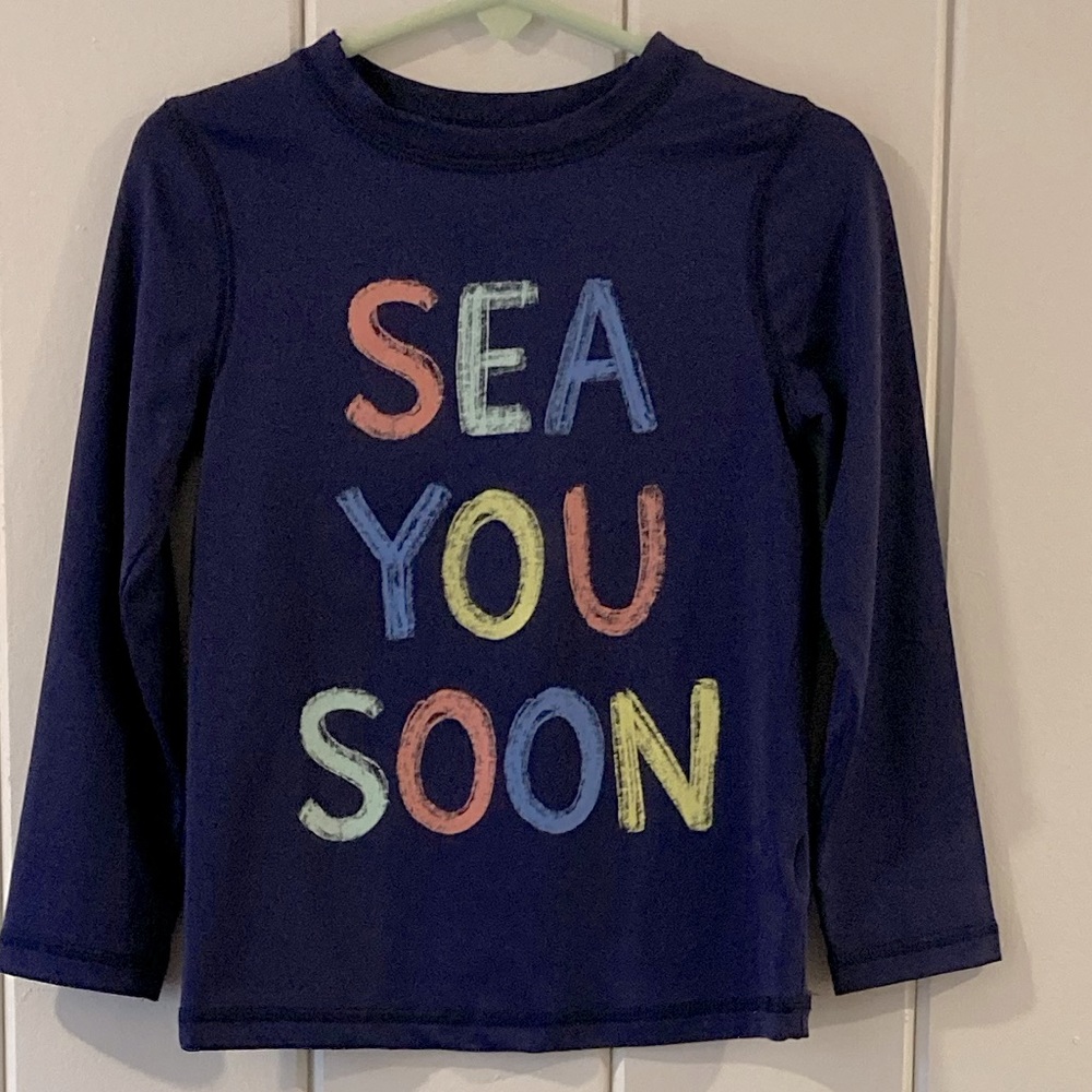 3T Cat & Jack “Sea You Soon” Rashguard with UV Protection